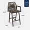 Best Choice Products Set of 2 Indoor/Outdoor Aluminum, Woven Rope Swivel Barstools w/ Armrests